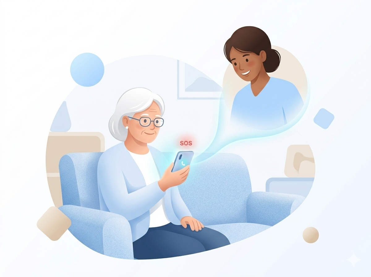 Emergency Call feature illustration